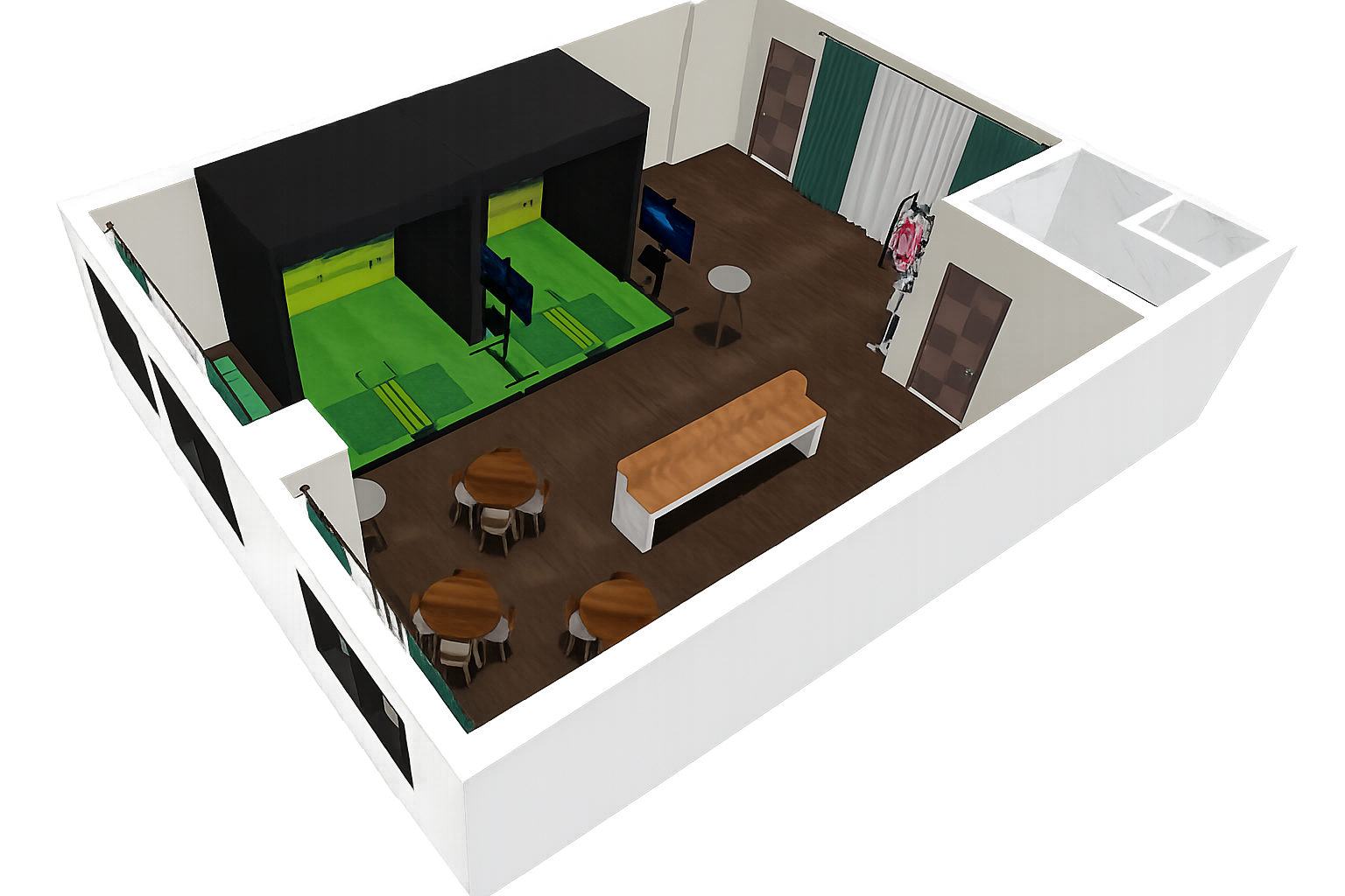 Representação 3D do projeto